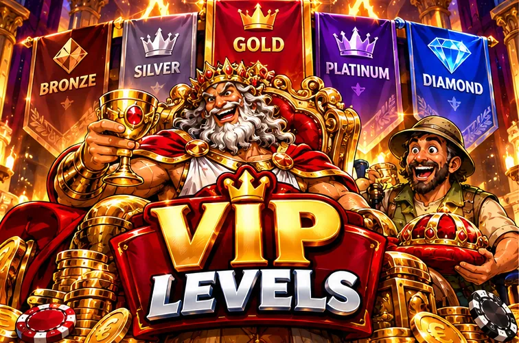 RoyalRook VIP levels from Bronze to Diamond